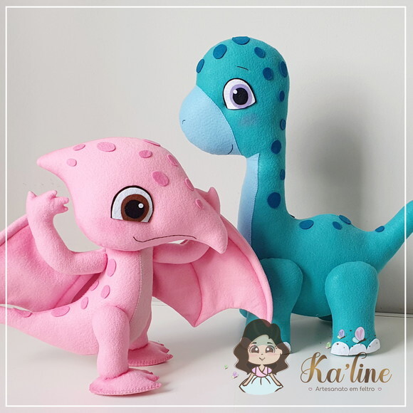 Kit Dinossauros Baby - Bonecos em Feltro