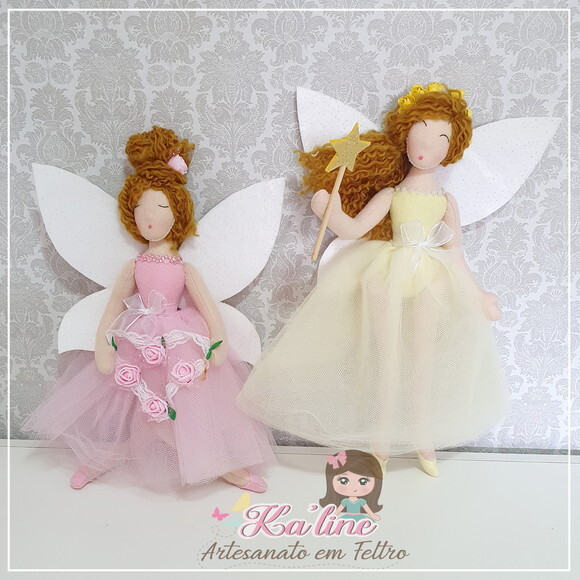 Kit Fadinhas - Bonecos em Feltro