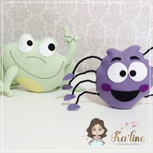Kit Galinha Pintadinha - Feltro Bonecos