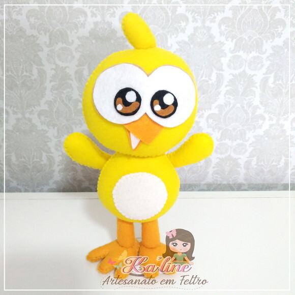 Kit Galinha Pintadinha Baby -Feltro Bonecos