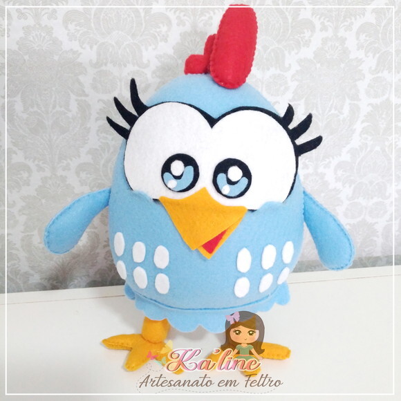 Kit Galinha Pintadinha Baby -Feltro Bonecos