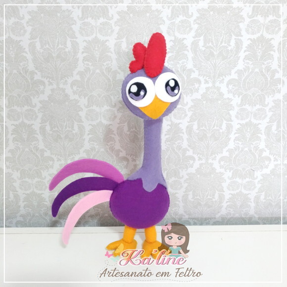 Kit Galinha Pintadinha Baby -Feltro Bonecos