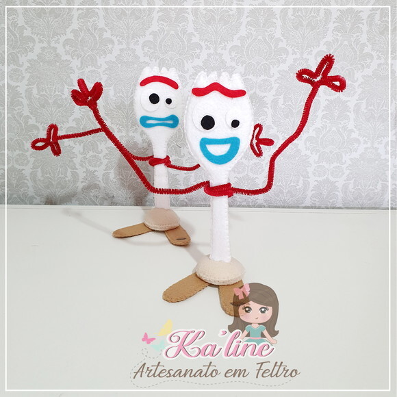 Kit Garfinho Toy Story - Bonecos em Feltro