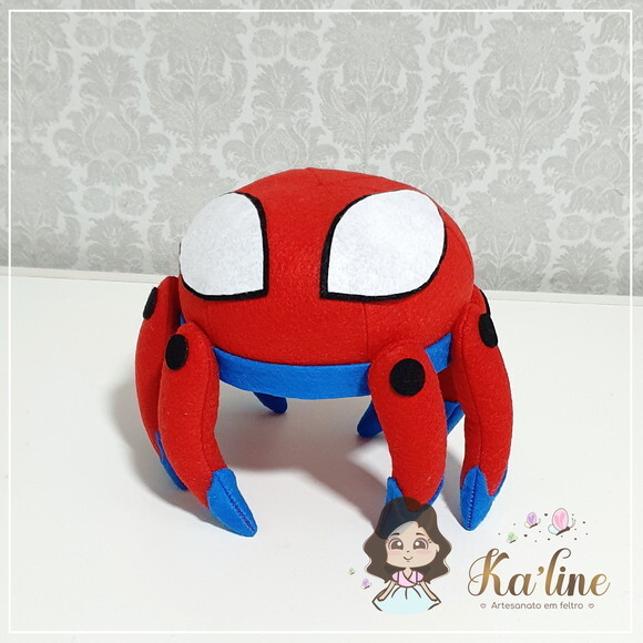 Kit Homem Aranha e Seus Amigos - Bonecos em Feltro