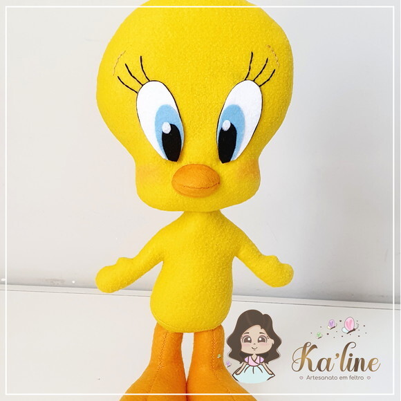 Kit Looney Tunes Baby - Bonecos em Feltro