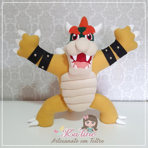 Kit Mário Bross - Bonecos Em Feltro