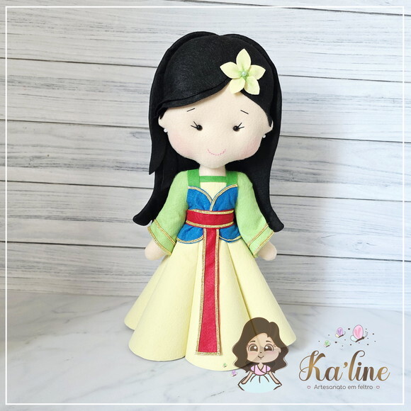 Kit Mulan - Bonecos em Feltro