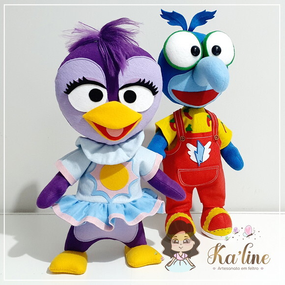 Kit Muppets - Bonecos em Feltro