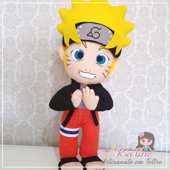 Kit Naruto - Bonecos em Feltro