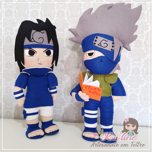 Kit Naruto - Bonecos em Feltro
