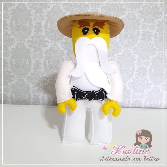 Kit Ninjago - Bonecos em Feltro
