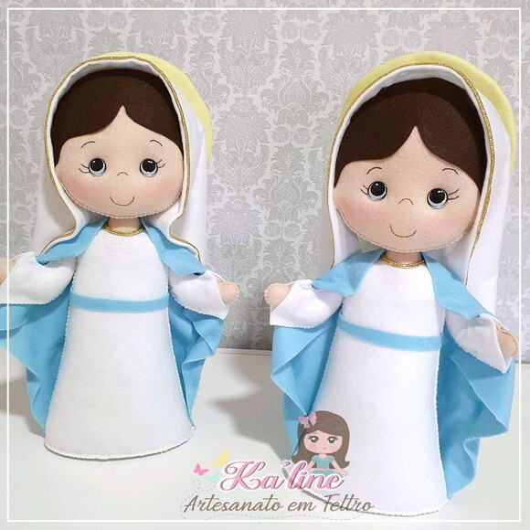 Kit Nossa Senhora - Bonecos em Feltro