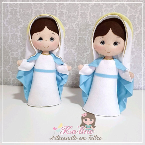 Kit Nossa Senhora - Bonecos em Feltro