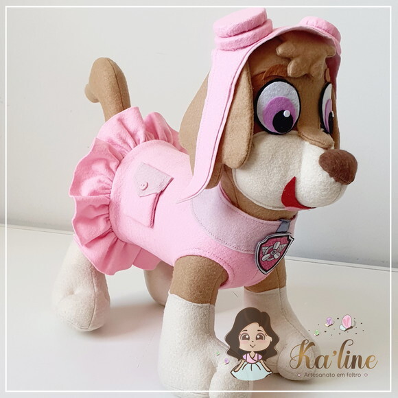 Kit Patrulha Canina - Bonecos em Feltro