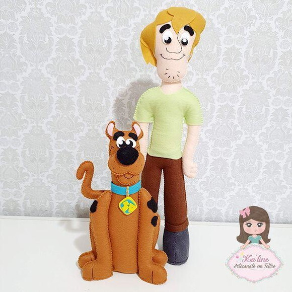 Kit Scooby-Doo - Bonecos em Feltro