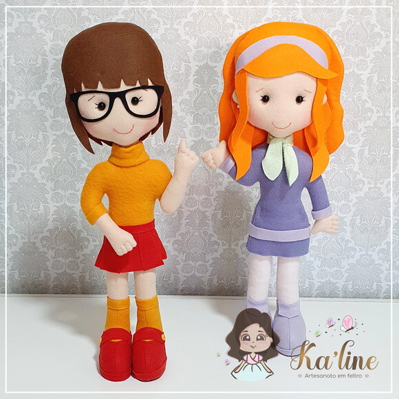 Kit Scooby-Doo - Bonecos em Feltro