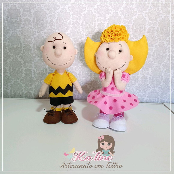 Kit Snoopy - Bonecos em Feltro