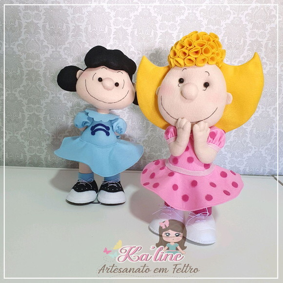 Kit Snoopy - Bonecos em Feltro