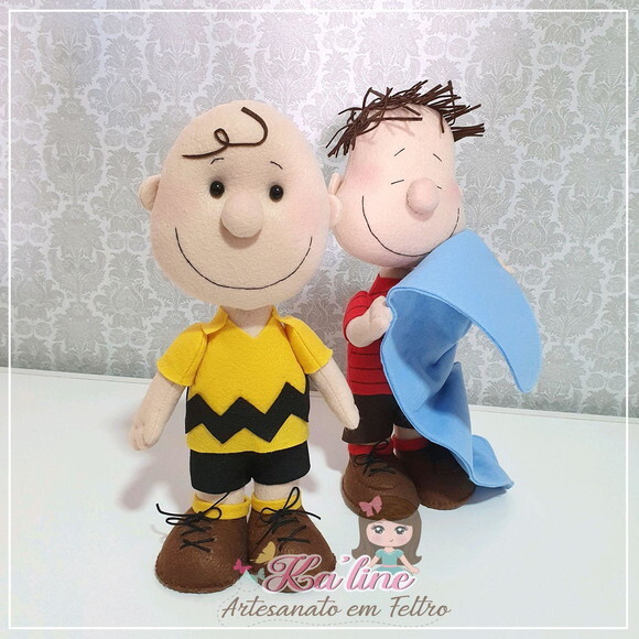 Kit Snoopy - Bonecos em Feltro