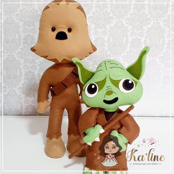 Kit Star Wars - Bonecos em feltro