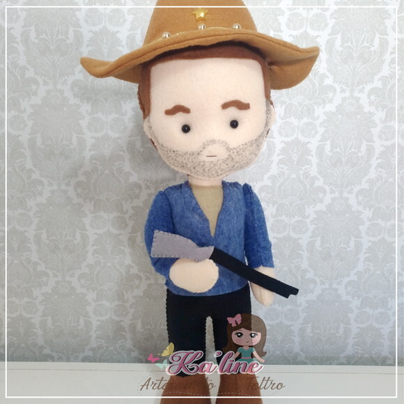 Kit The Walking Dead - Bonecos em Feltro
