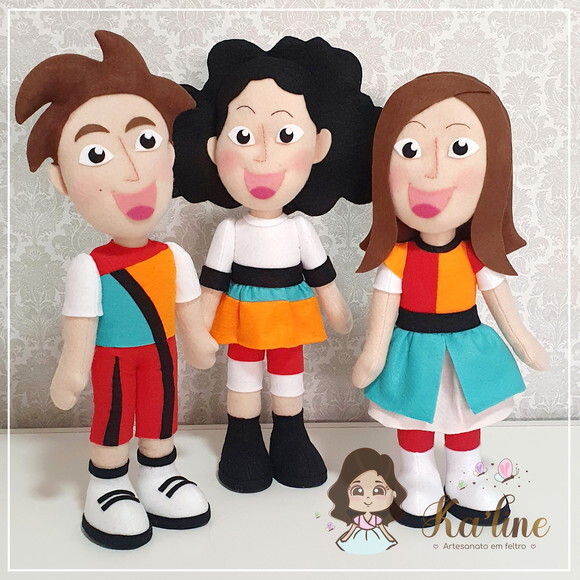 Kit Tiquequê - Bonecos em Feltro