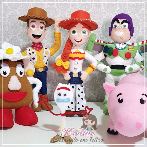 Kit Toy Story - Bonecos em Feltro