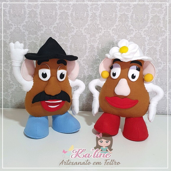 Kit Toy Story - Bonecos em Feltro