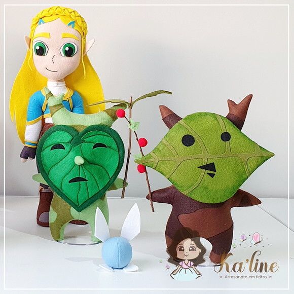 Kit Zelda - Bonecos em Feltro