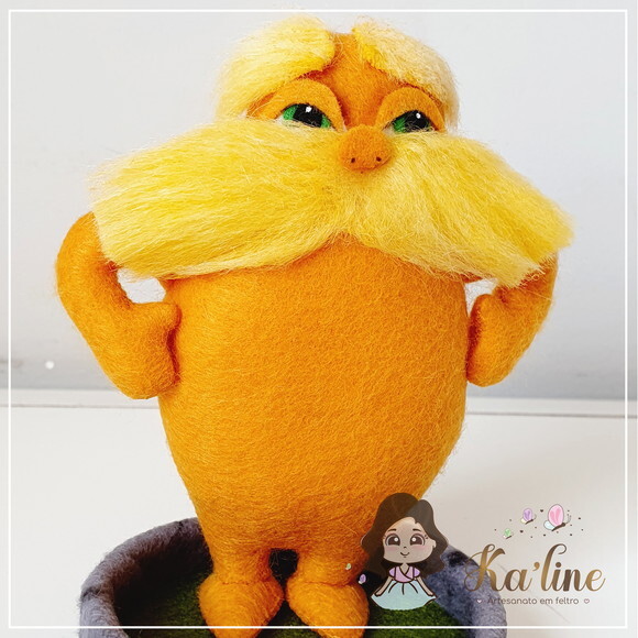 Lorax - Bonecos em Feltro