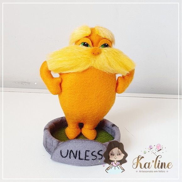 Lorax - Bonecos em Feltro