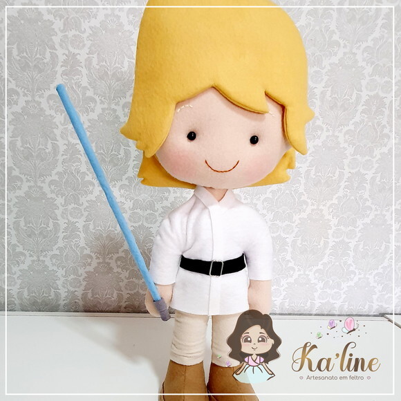Luke Skywalker - Star Wars - Bonecos em Feltro