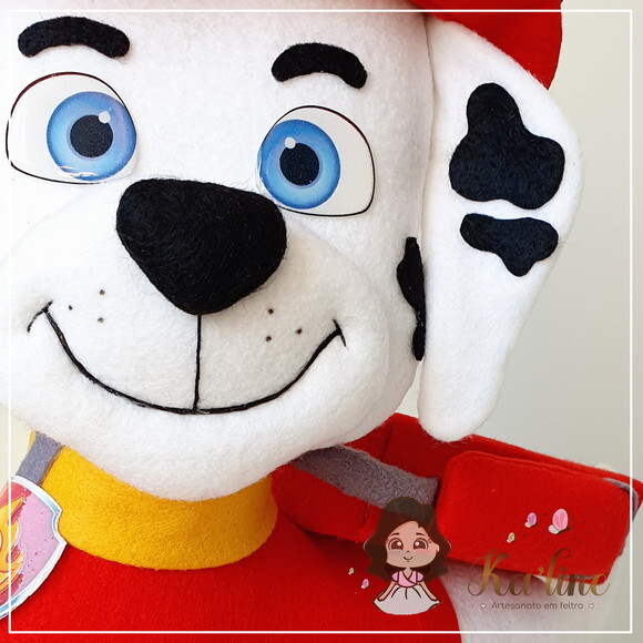 Marshall - Patrulha Canina - Bonecos em Feltro