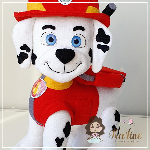 Marshall - Patrulha Canina - Bonecos em Feltro