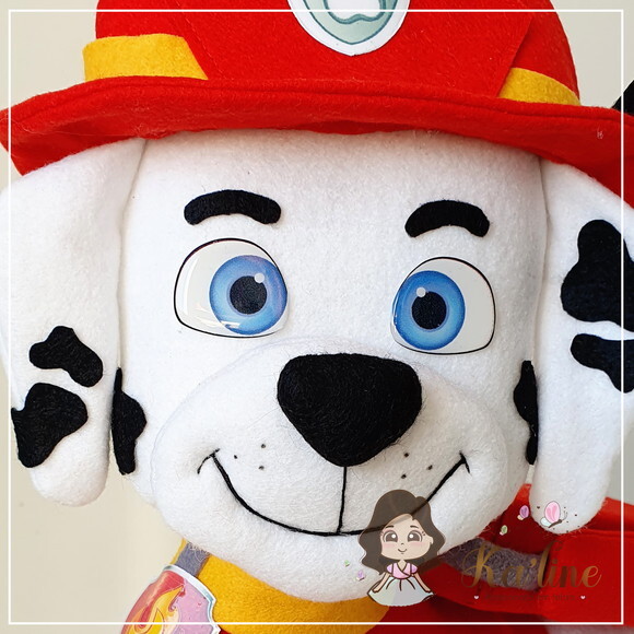 Marshall - Patrulha Canina - Bonecos em Feltro
