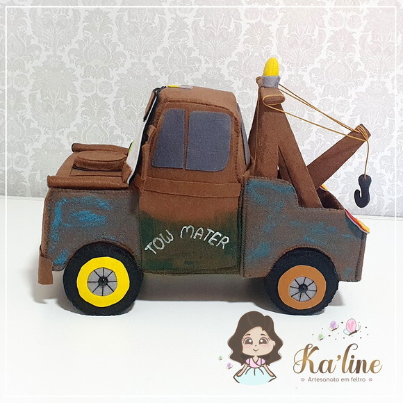 Mate - Carros Disney - Bonecos em Feltro