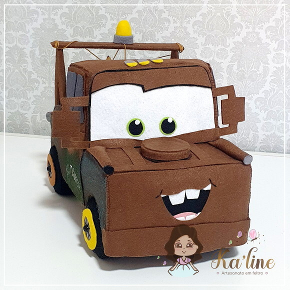 Mate - Carros Disney - Bonecos em Feltro