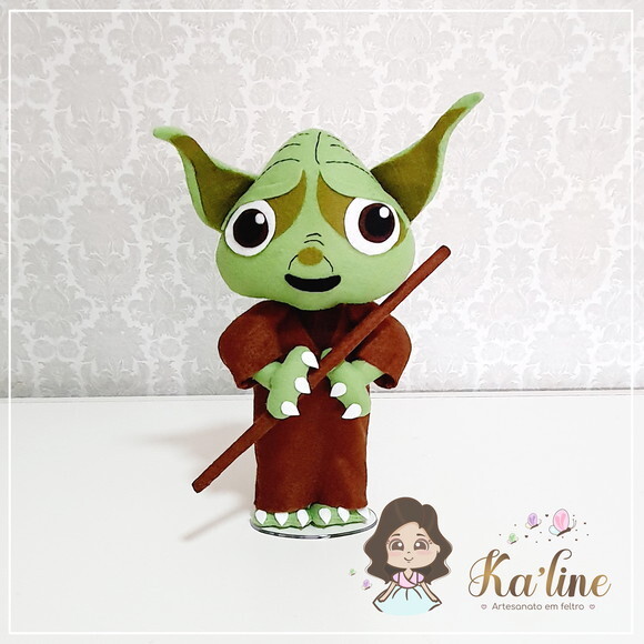 Mestre Yoda - Star Wars - Bonecos em Feltro