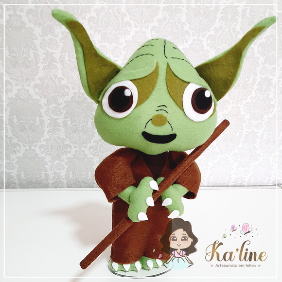 Mestre Yoda - Star Wars - Bonecos em Feltro