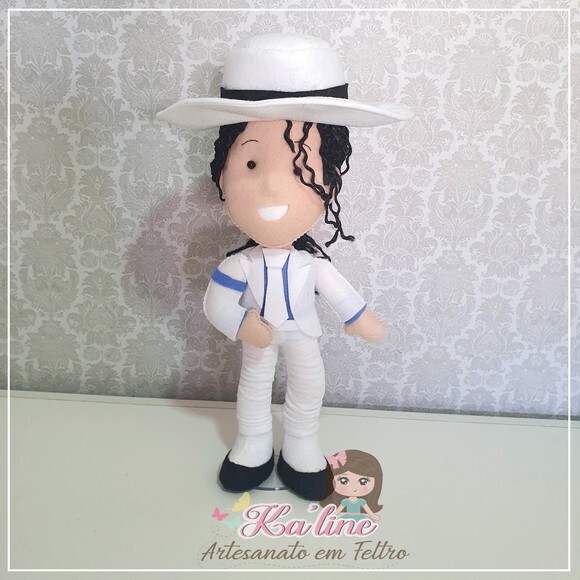 Michael Jackson - Bonecos em Feltro