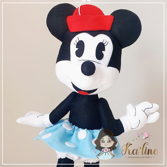 Minnie - Bonecos em Feltro