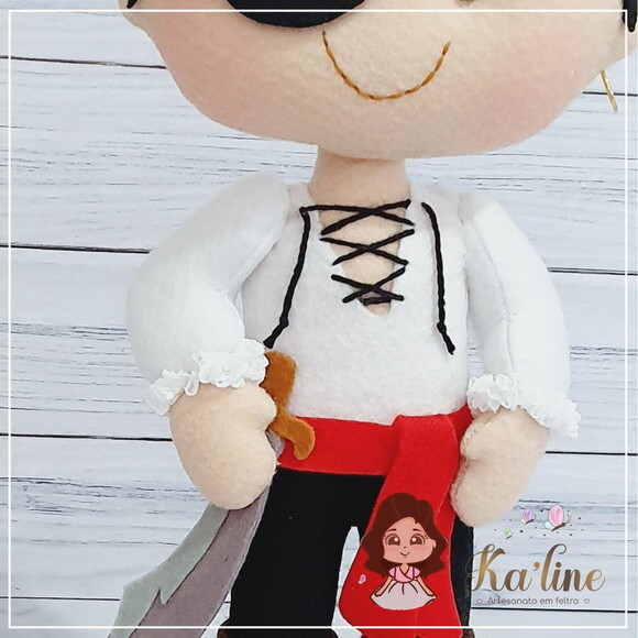 Pirata - Boneco em Feltro
