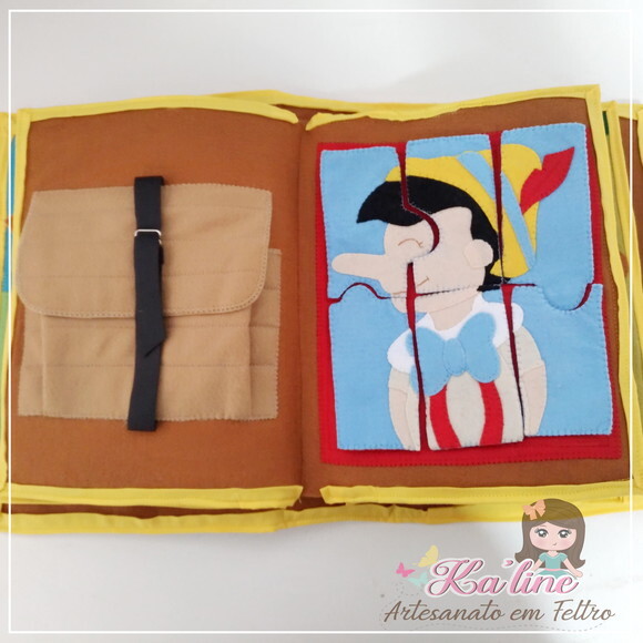 Quiet Book - Livro Sensorial