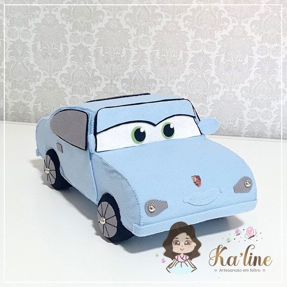 Sally - Carros Disney - Bonecos em Feltro