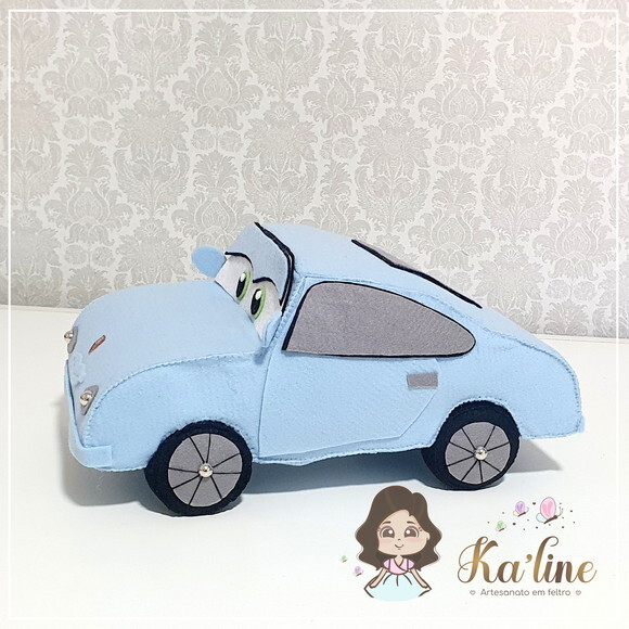 Sally - Carros Disney - Bonecos em Feltro