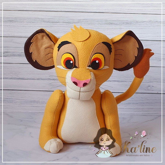 Simba - Bonecos em Feltro