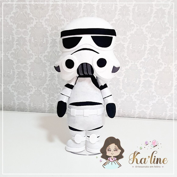 Stormtrooper- Star Wars - Bonecos em Feltro - 1ª Peça
