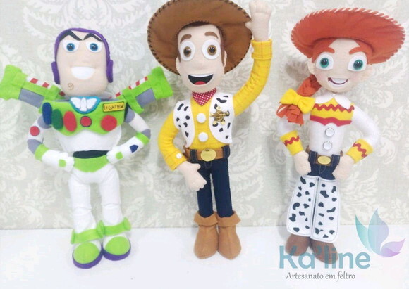 Toy Story - Bonecos em Feltro - 1ª PEÇA