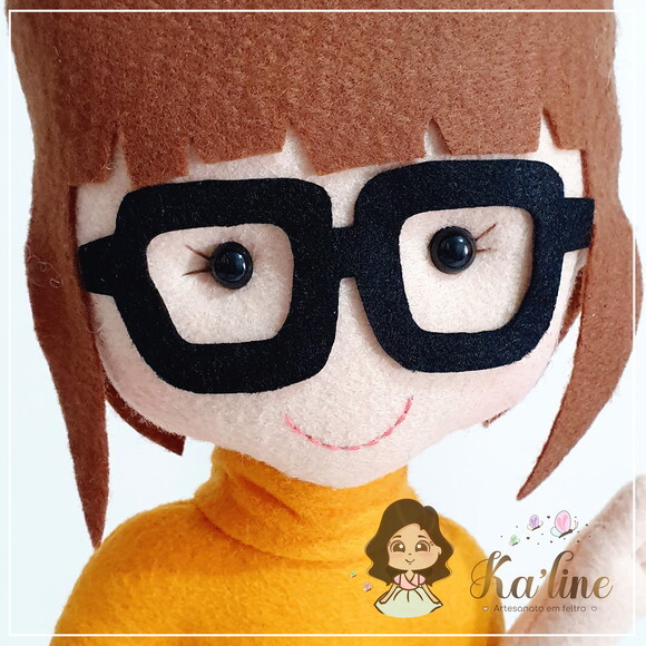 Velma - Scooby-doo - Bonecos em Feltro