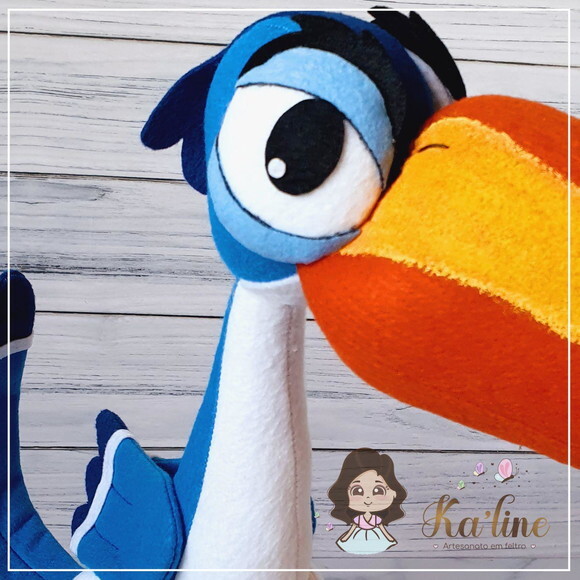Zazu - Bonecos em Feltro